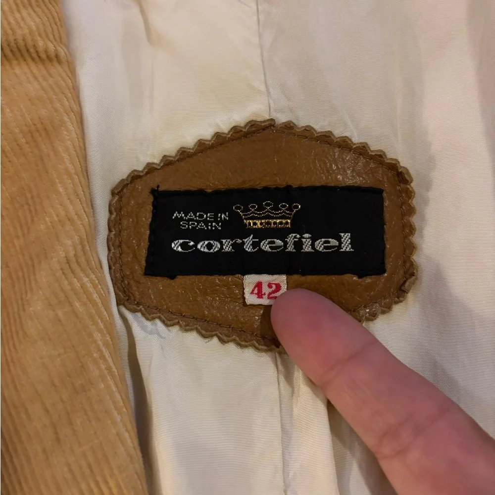 Vintage, Cortefiel, Corduroy, Blazer & Vest